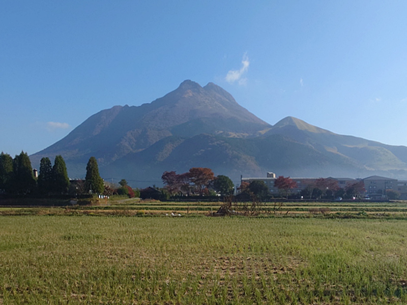きょうの由布岳